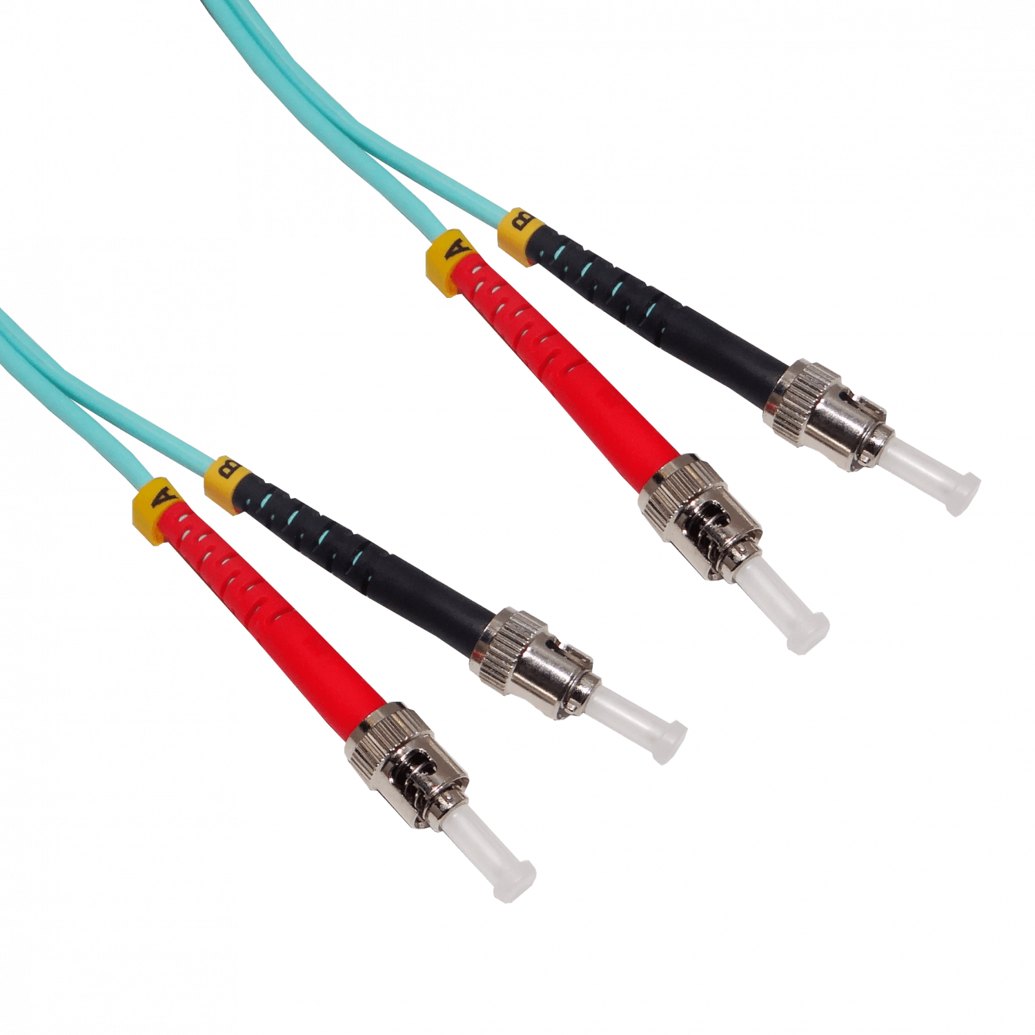 3mt ST-ST OM3 Multimodo MM Duplex Jumper Fibra 3.0mm 50/125um LSZH 2