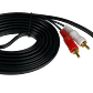 Cable de Audio 3.5mm Macho a 2 RCA Macho, 3m, ULINK Estéreo - Miniatura 1