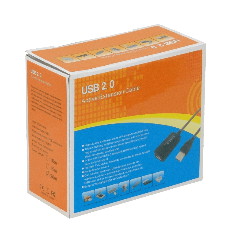 Cable USB2.0 20mt Activo A-M A-H no-req-Fuente 2
