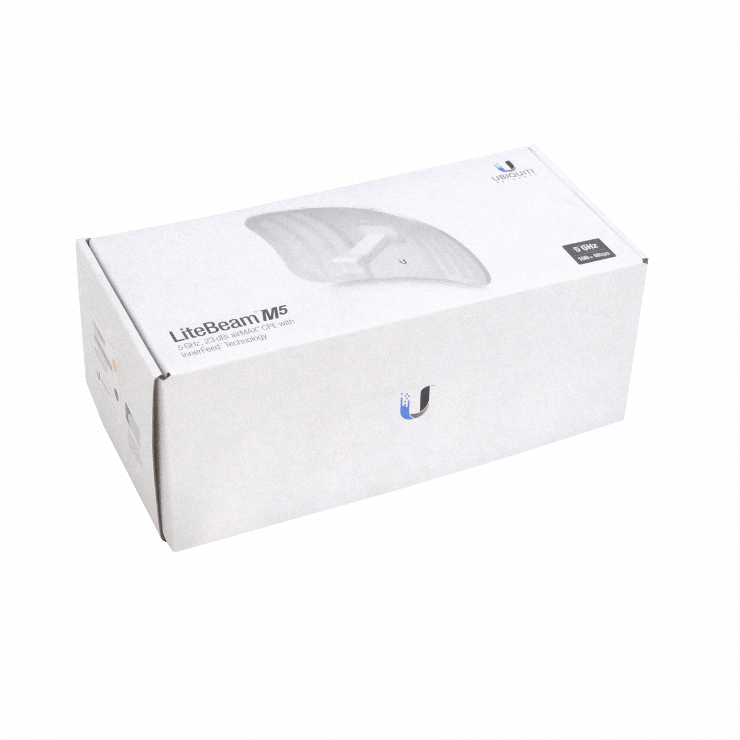 UBIQUITI LiteBeam-M5 23dbi 25dBm inc-PoE25V-5W 1-100 1x1-SiSo AirMaxM5 3