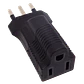 Adaptador Inyectado Enchufe con-Tierra Americano-Chileno sin-Certific - Miniatura 1