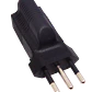 Adaptador Inyectado Enchufe con-Tierra Americano-Chileno sin-Certific - Miniatura 3