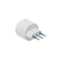 Adaptador Ubiquiti ADAPTASCHUKO Euro Plug directo enchufe europeo compacto - Miniatura 1