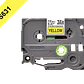 Cinta Laminada Brother TZE-S631, Fondo Amarillo con Texto Negro, 12mm, 8 Metros - Miniatura 2