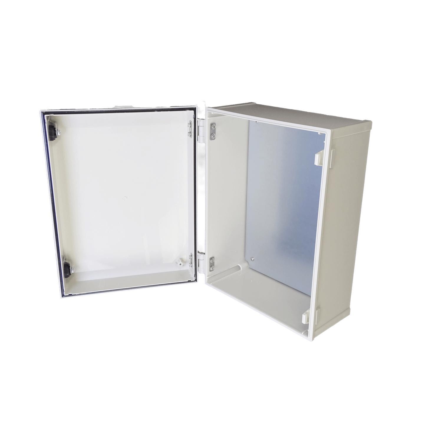 400x300x180mm Tablero Estanco Gris Plastico IP66 RoHS c/Placa 2