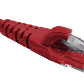 Cable Patch LINKMADE Cat6 U/UTP Rojo LSZH, 15m, Inyectado, Multifilar - Miniatura 1