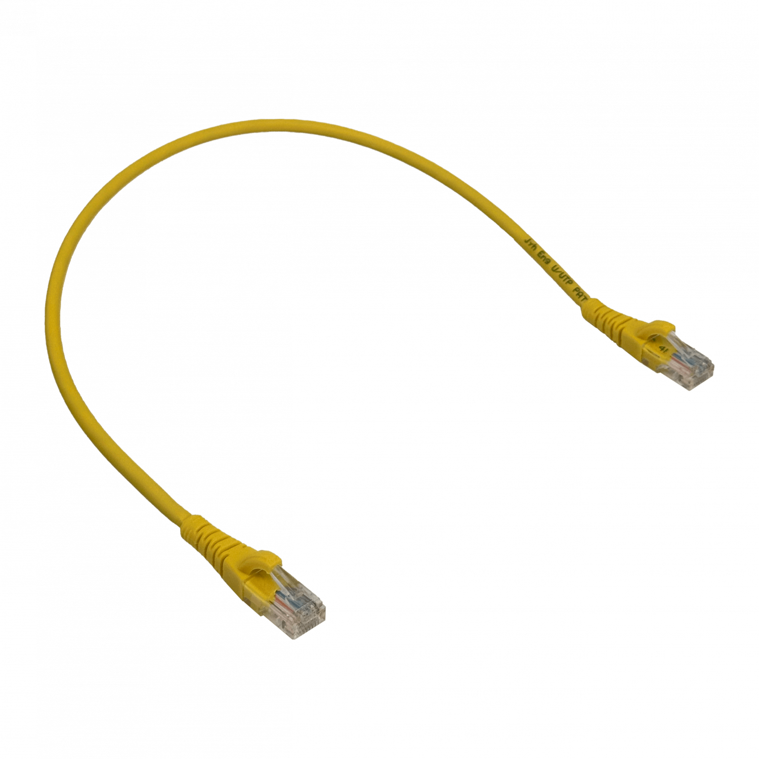 Pack x4 Cable Patch LINKMADE Cat5e 0.5mt Amarillo LSZH Inyectado Multifilar 5