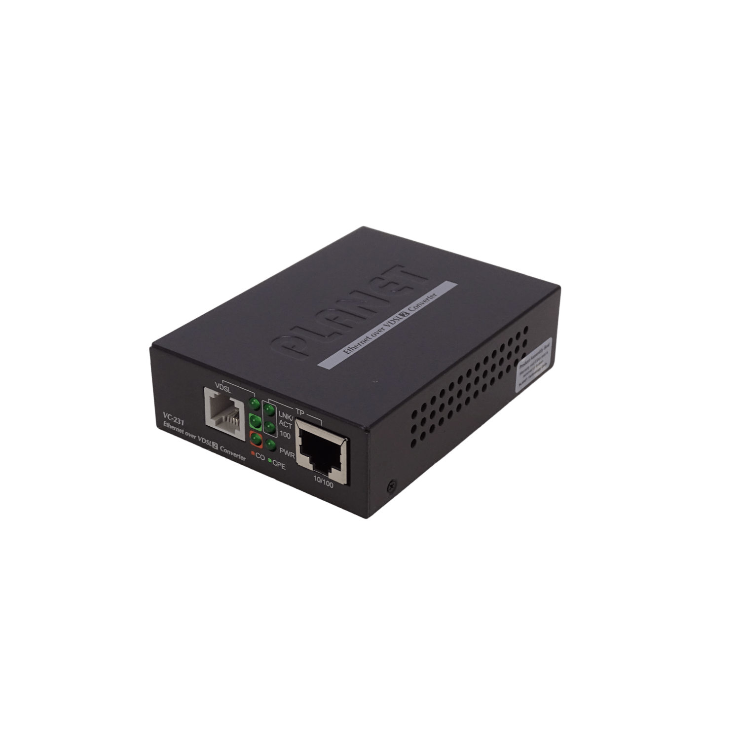 PLANET 1-100-RJ45 1-RJ11 ETHERNET OVER VDSL 1,4KM MASTER/SLAVE 4-DIP 1