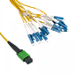 6mt 12-LC/1,5mt 1-MPO/4,5mt MonoModo SM Jumper Cable Fibra 9/125um - Miniatura 1