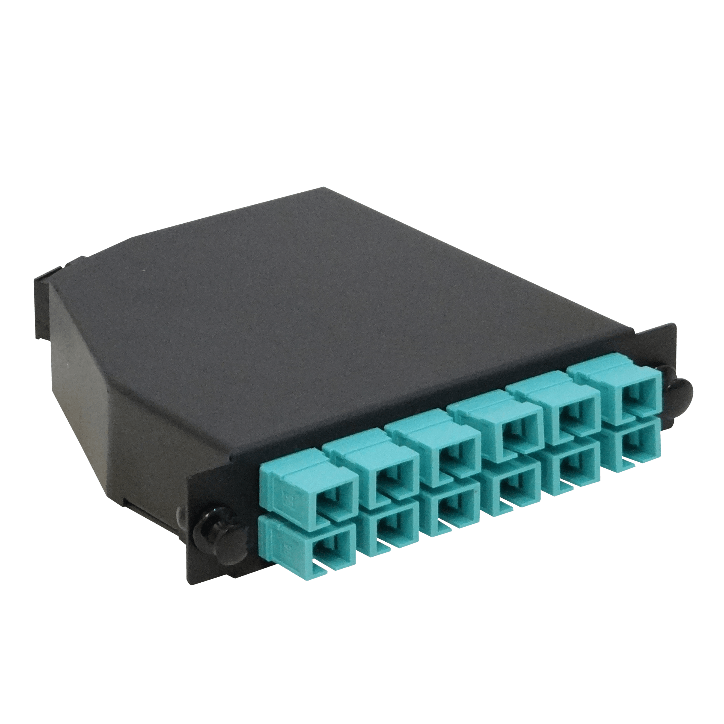 Cassette de Fibra Óptica Pre-conectorizado OM3 12-SC a 1-MPO/M para Panel 1U - CASCOM3 3