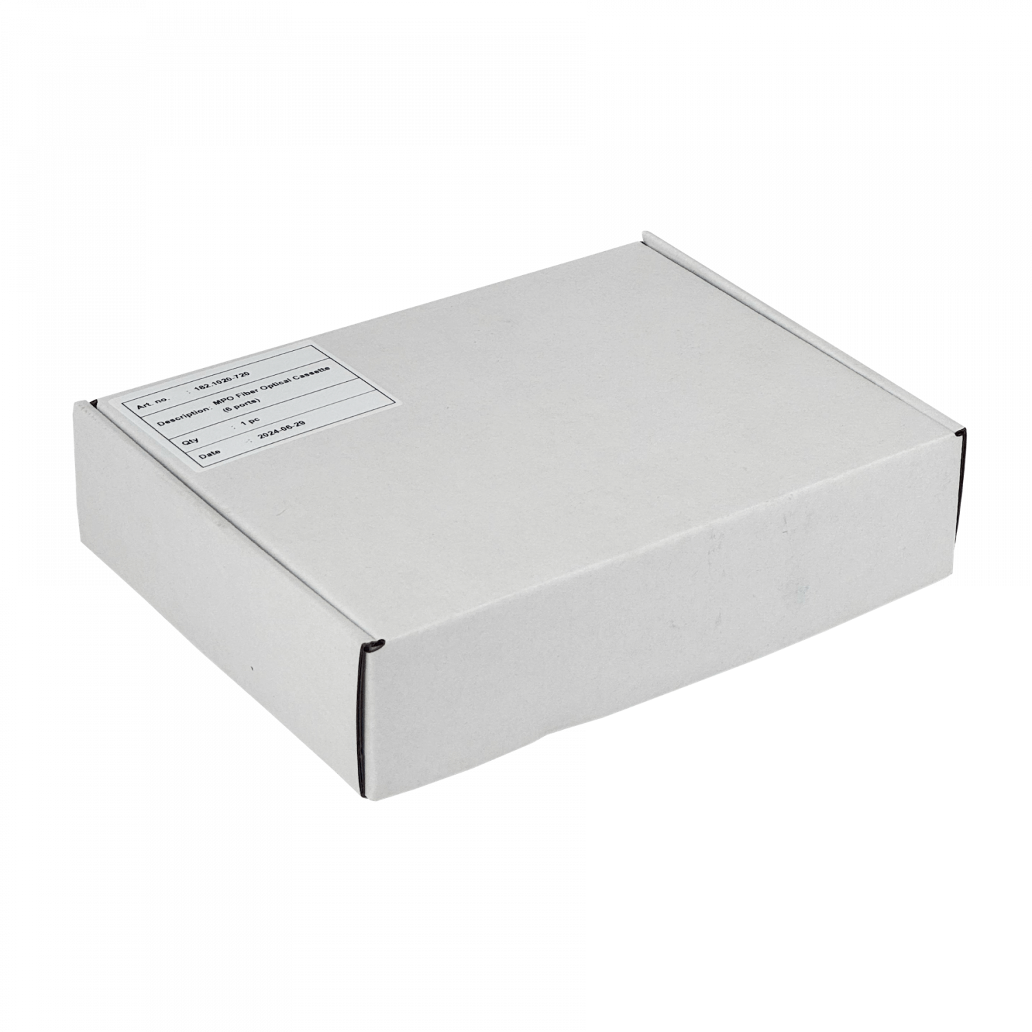 Cassette Vacío para Panel 1U-3P 130mm 6-SC/LC 1-MPO Negro Metálico - CAVACIO 1