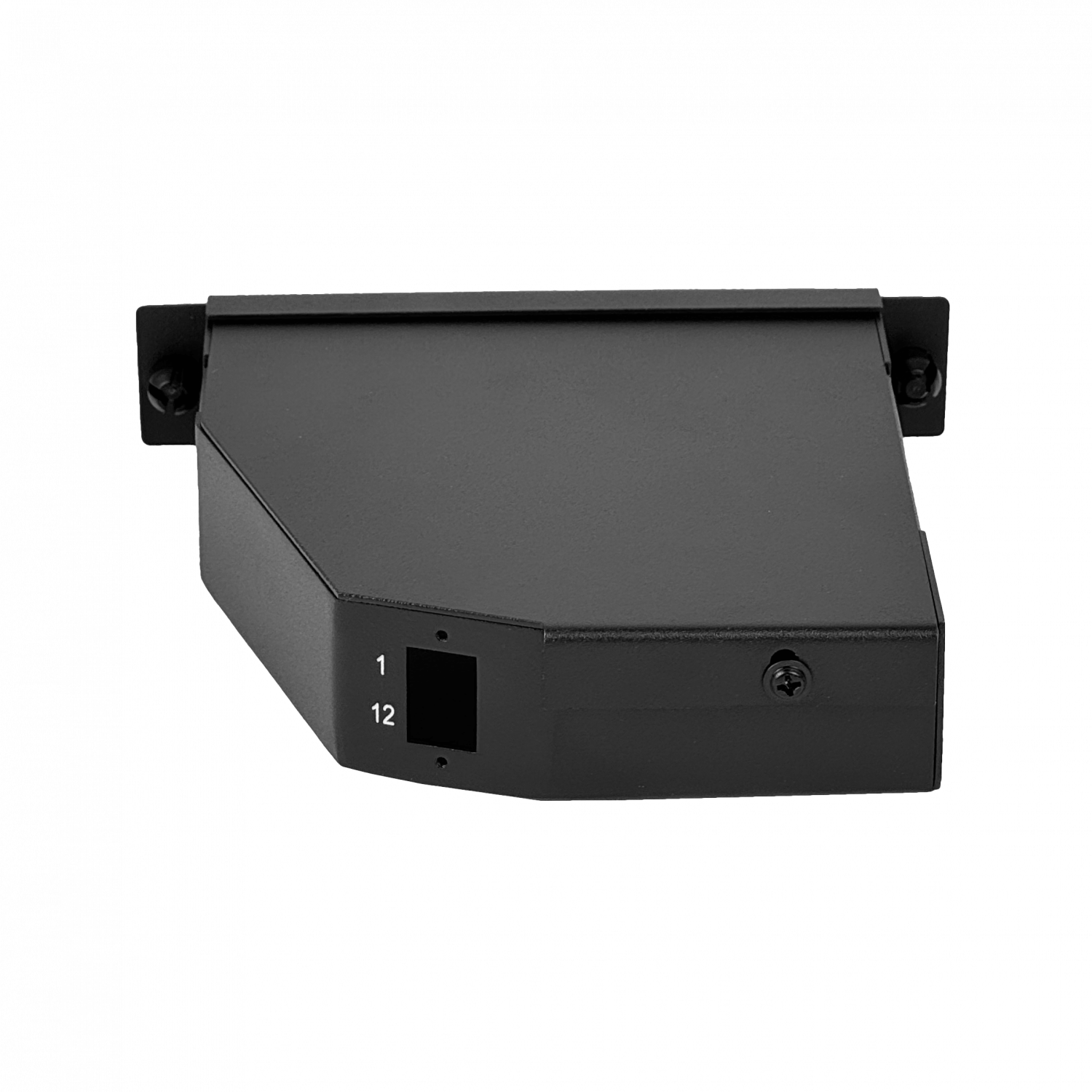 Cassette Vacío para Panel 1U-3P 130mm 6-SC/LC 1-MPO Negro Metálico - CAVACIO 3