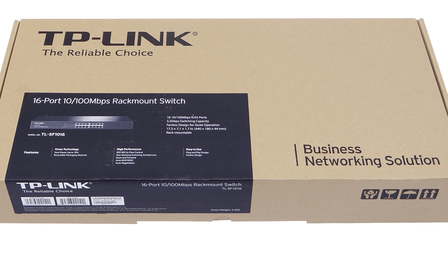 Switch TP-LINK TL-SF1016 16 Puertos 10/100Mbps, Montaje en Rack, Auto MDI/MDIX, Plug&Play, No Admini 2
