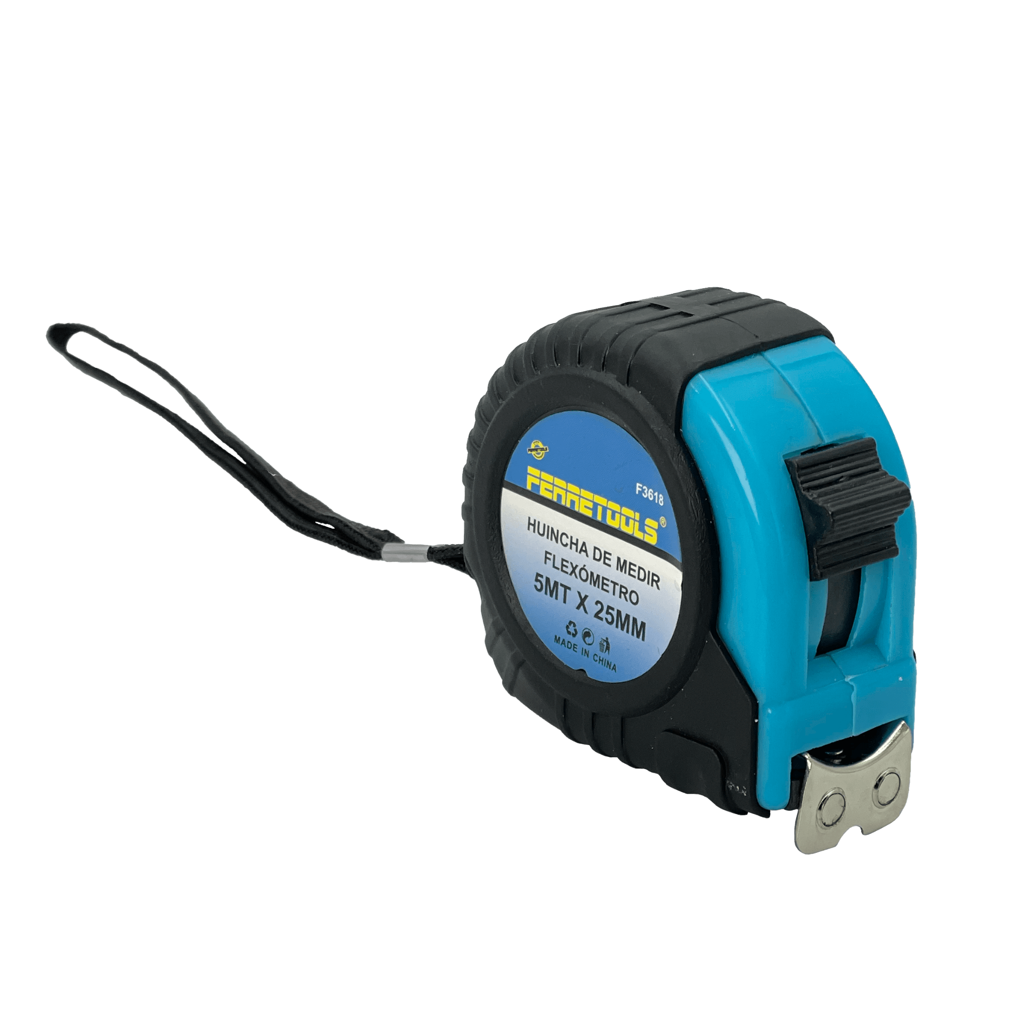 Huincha de Medir 5mts 25mm Flexometro F3618 1