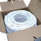 Cable F/UTP LINKCHIP Blanco Exterior AWG25/0.45mm CCA 305mt Aleación - Miniatura 3