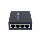 Hub Inyector PoE+ de 4 Puertos PLANET HPOE-460, 120W, Soporte Gigabit, Potencia 54V  - Miniatura 5