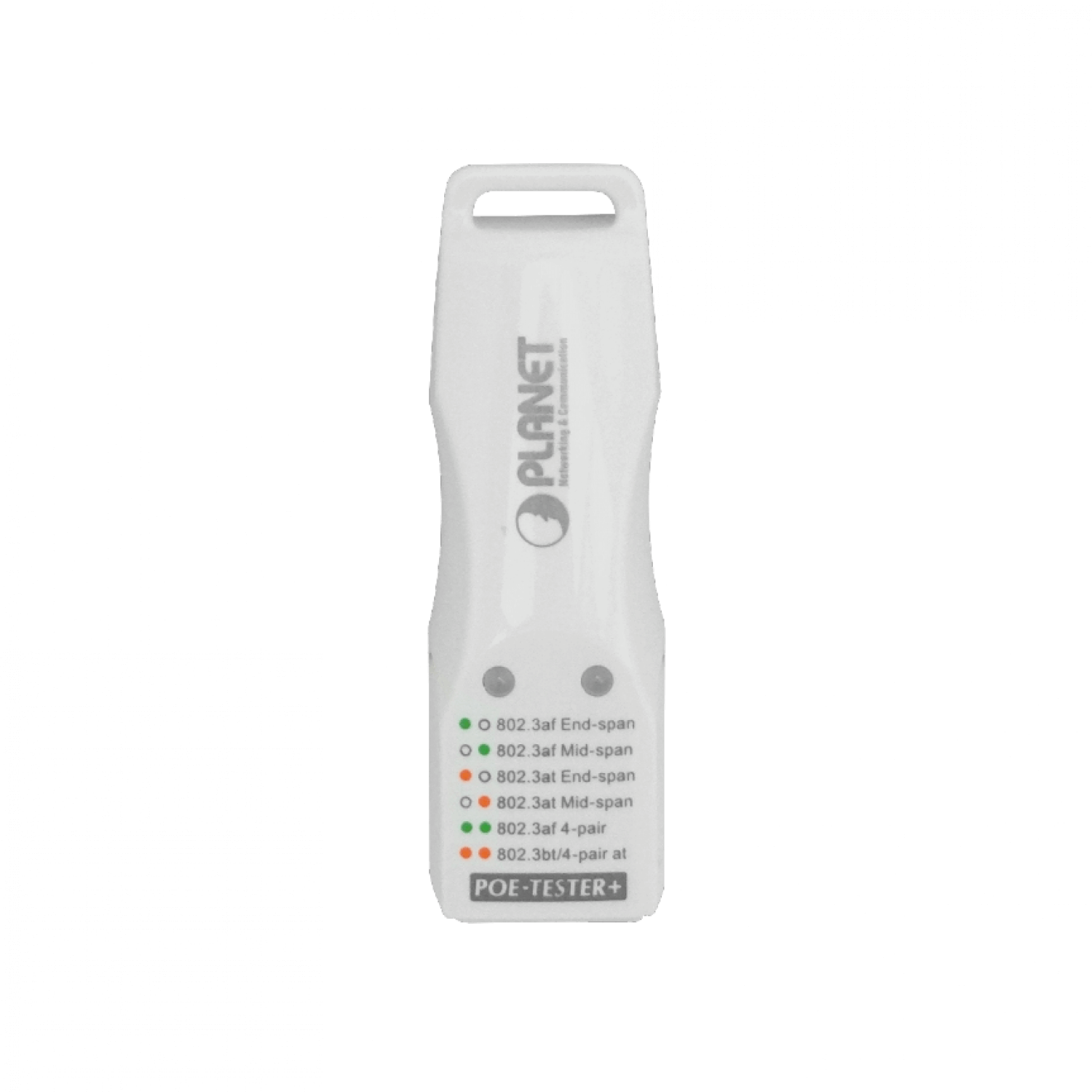 PLANET Probador Tester PoE++ af/at Indicador MID-SPAN END-SPAN 1-RJ45 2