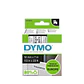 DYMO 12mm Negro en Fondo Blanco Cinta 7mt D1-Label Cassette - Miniatura 3