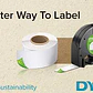 DYMO 12mm Negro en Fondo Blanco Cinta 7mt D1-Label Cassette - Miniatura 14