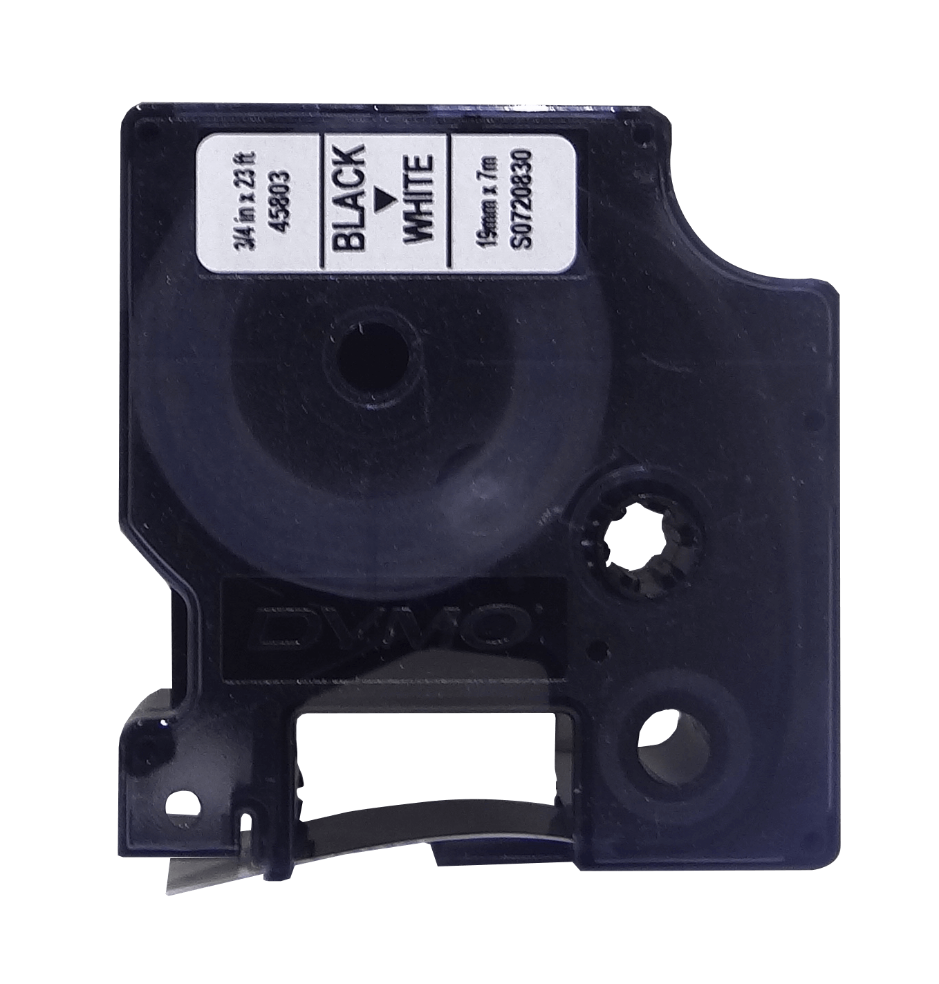 DYMO 19mm Negro en Fondo Blanco Cinta 7mt D1-Label Cassette 1