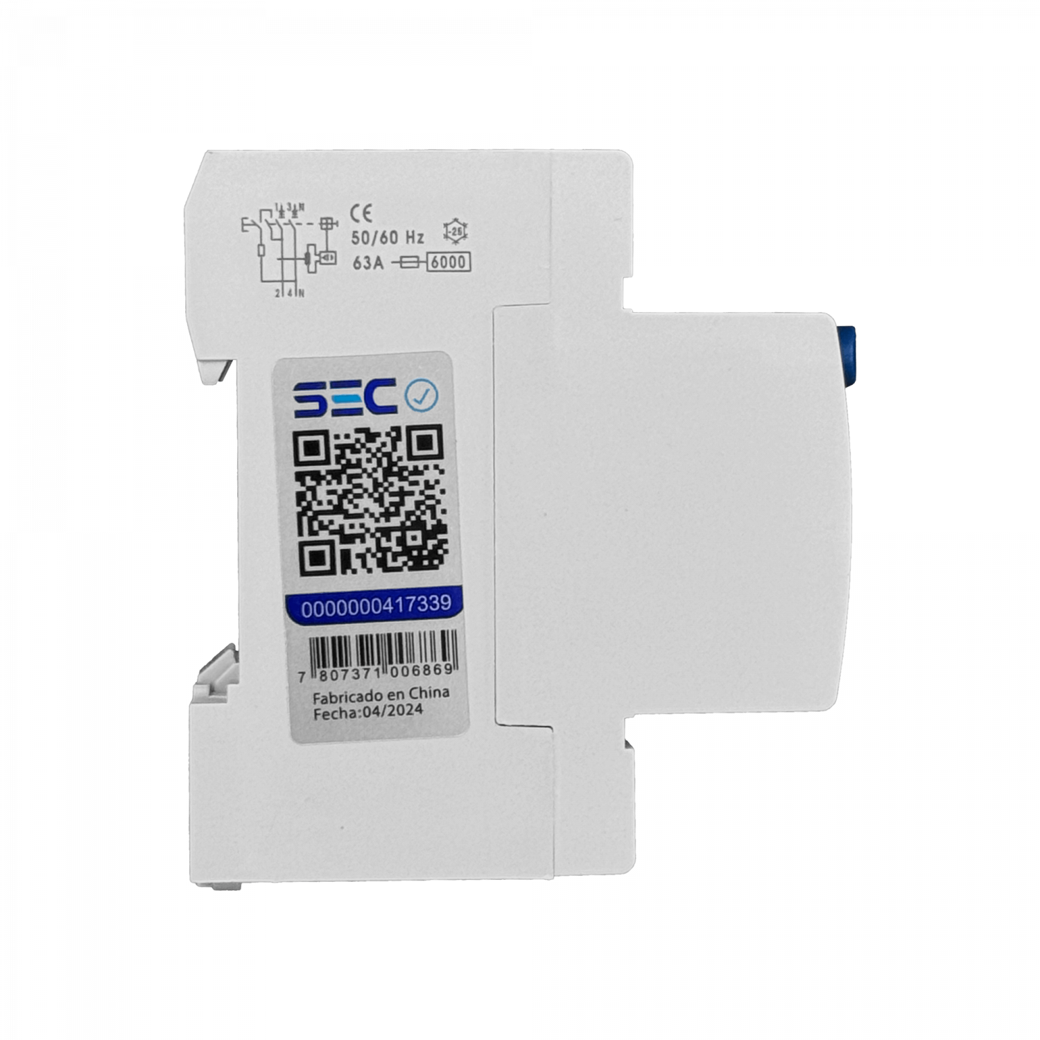 LEXO 2x25A 2P 30mA Interruptor Diferencial RKN Proteccion Riel-Din 1