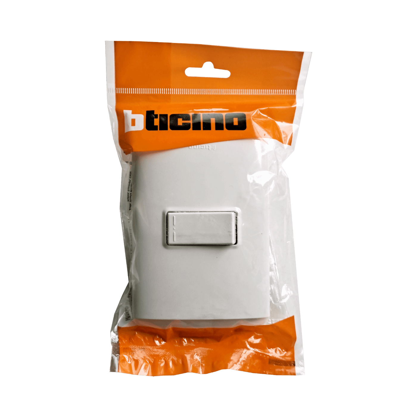 BTICINO MODUS 1-INTERRUPTOR-10A UNIPOLAR-912 C/BASE/TAPA BLANCA ARMADO 3