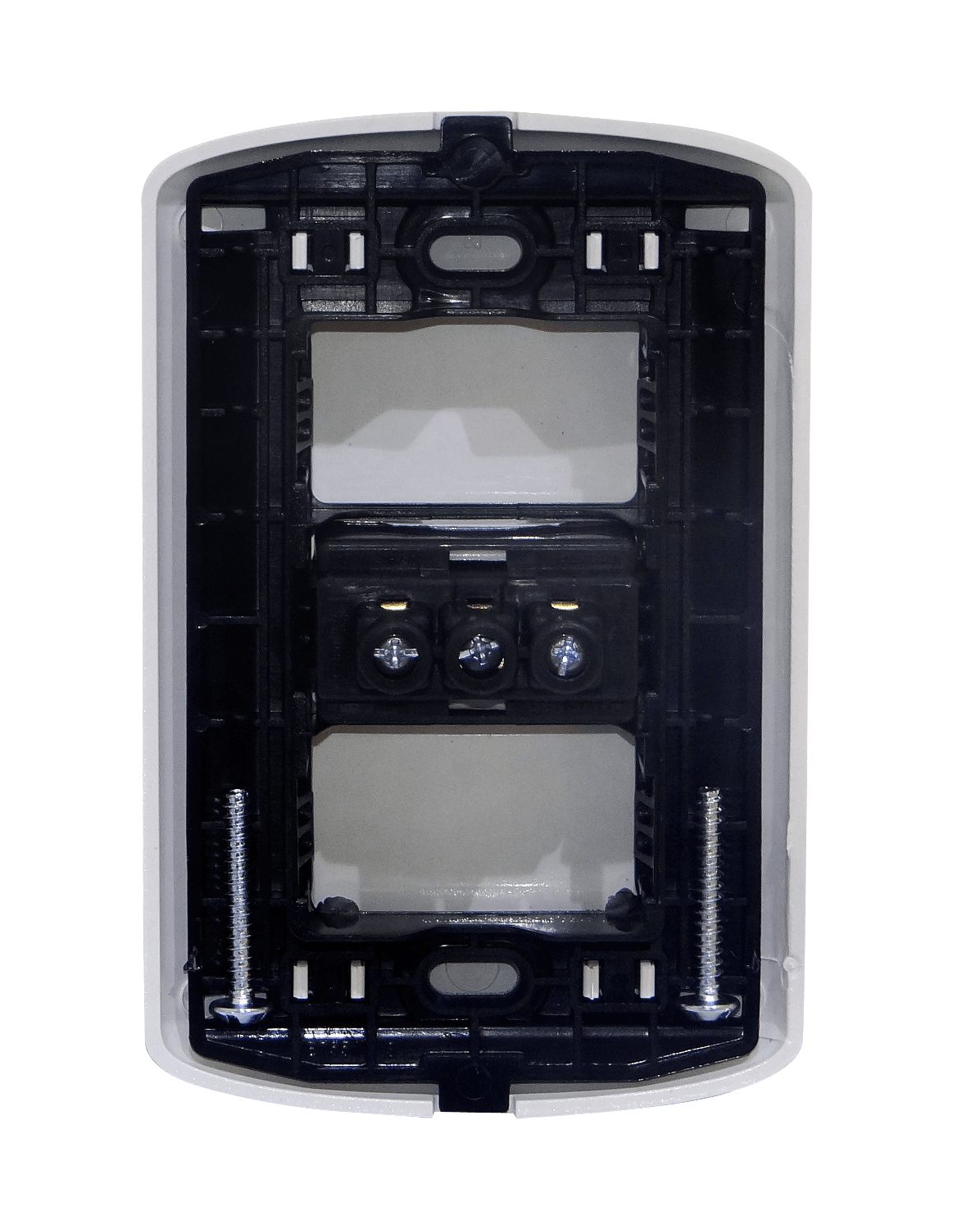 BTICINO MODUS 1-ENCHUFE-10A-NACIONAL CON BASE Y TAPA BLANCA ARMADO 2