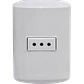 BTICINO MODUS 1-ENCHUFE-10A-NACIONAL CON BASE Y TAPA BLANCA ARMADO - Miniatura 3