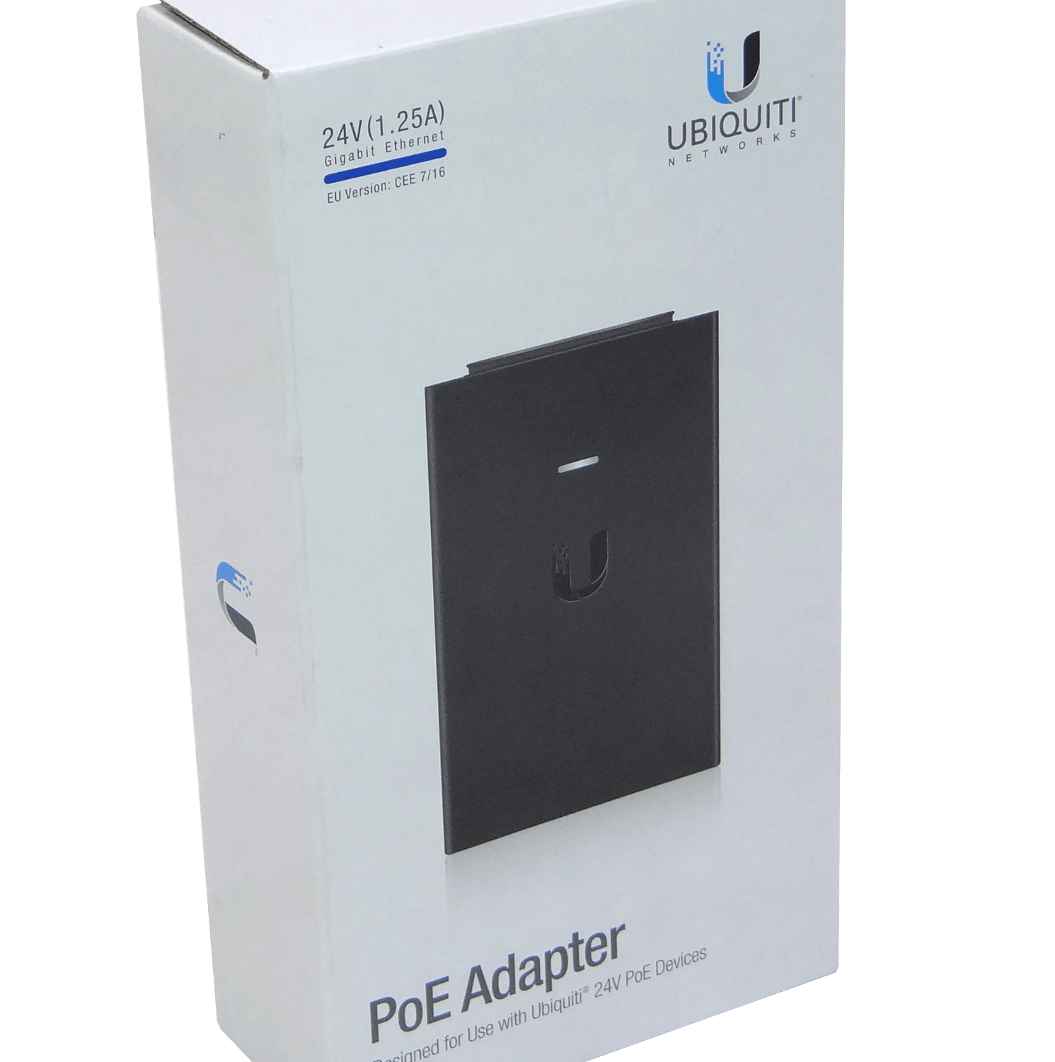UBIQUITI Gigabit 24VDC 30W Inyector PoE 1,25A c/ESD no-Incluye-Cable 2