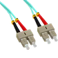 3mt SC-SC OM3 MultiModo MM Duplex Jumper Fibra 3.0mm 50/125um LSZH - Miniatura 2