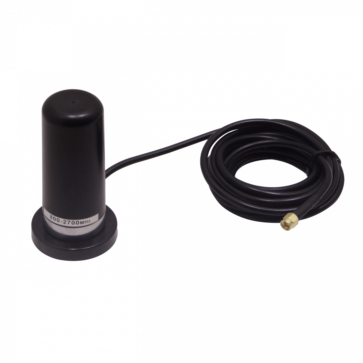 Antena Omnidir 5dBi 824-960/1710-2700MHz 4G .SMA-M 3mt BaseMagnet NMO 3