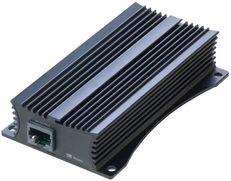 Convertidor PoE Gigabit MikroTik RBGPOE-CON-HP - De 48V a 24V, 1A, 24W 1