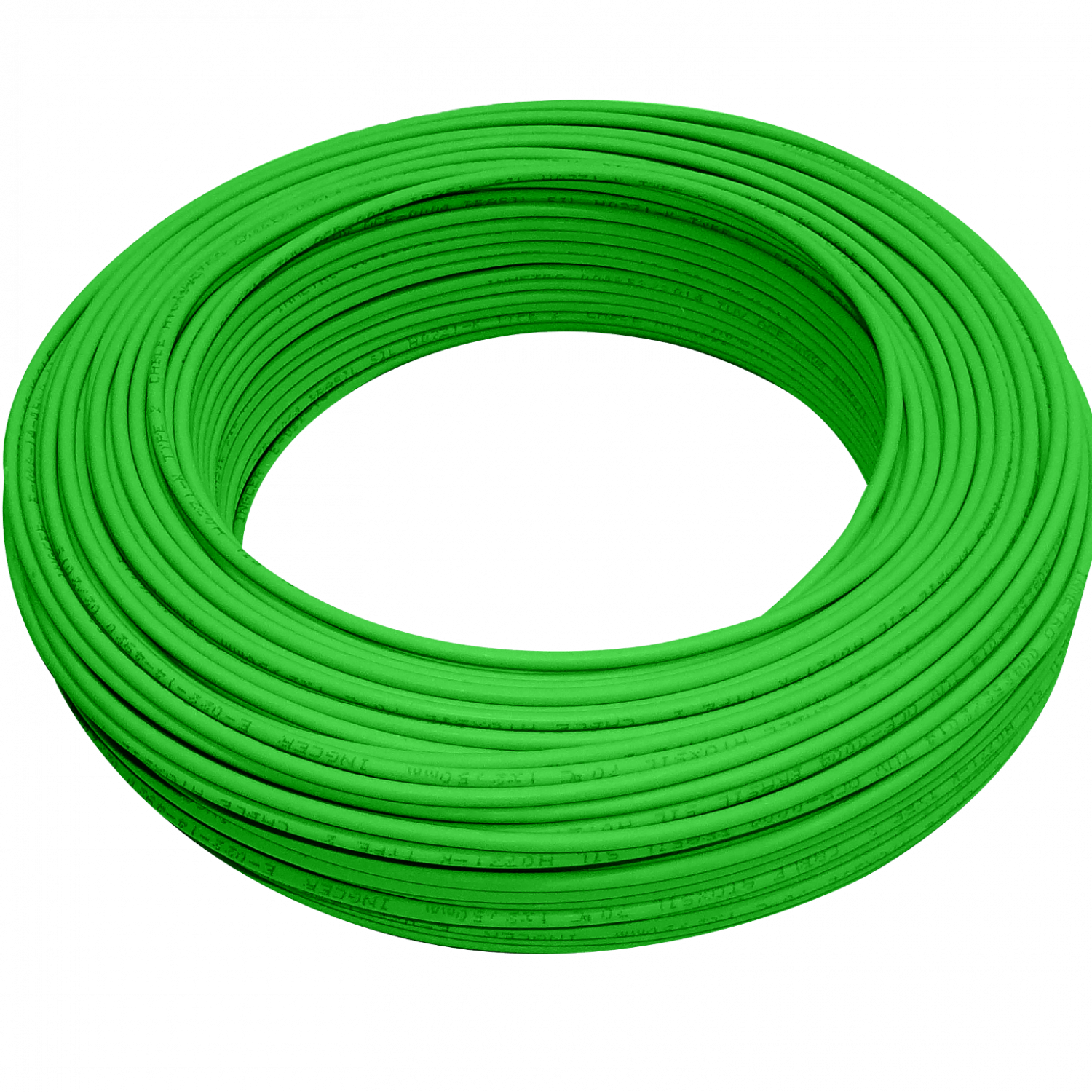 EVA H07Z-1 2,5MM LSZH VERDE 100mt 750V Brasil Cable Multifil Electrico 2