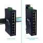 PLANET 8-100 Switch Industrial Riel-DIN no-Admin req/12-48VDC/24VAC - Miniatura 2