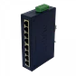 PLANET 8-100 Switch Industrial Riel-DIN no-Admin req/12-48VDC/24VAC - Miniatura 3