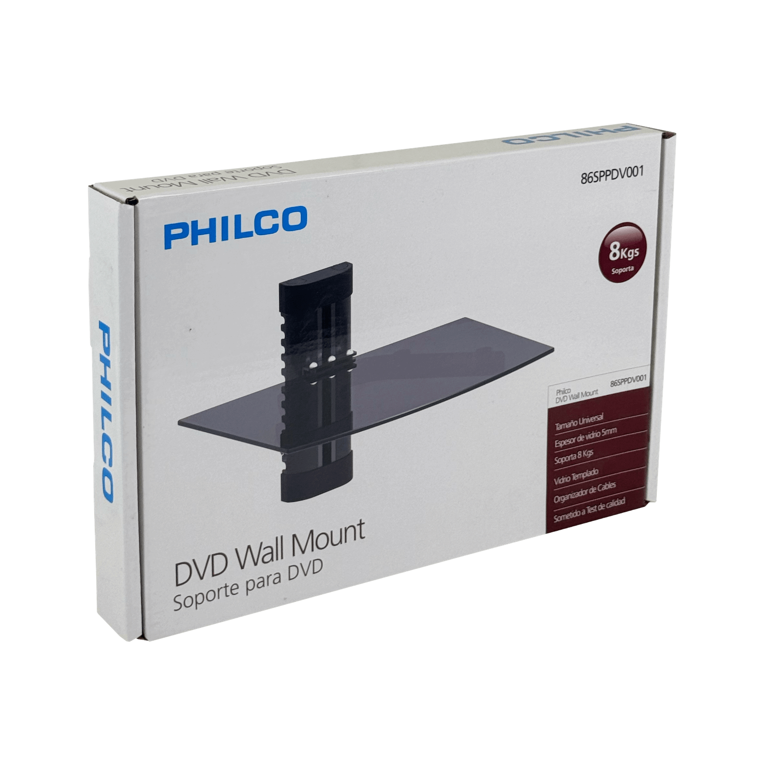 PHILCO 1-Bandeja Vidrio 8kg 360x250x5mm Soporte DVD-BLURAY-DECO 3
