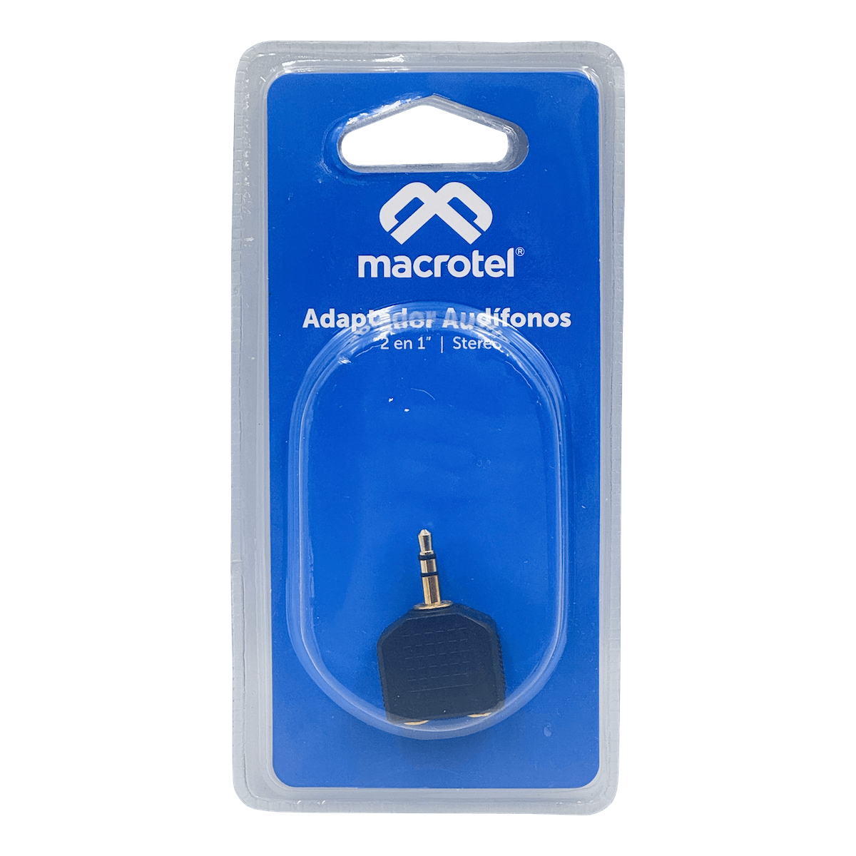 Adaptador Para Auriculares Macrotel, 2x1 3.5mm Hembra, 1 3.5mm Macho 3