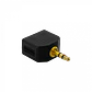 Adaptador Para Auriculares Macrotel, 2x1 3.5mm Hembra, 1 3.5mm Macho - Miniatura 4