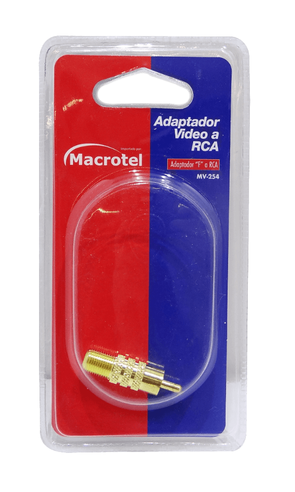 ADAPTADOR COPLA F-H RCA-M DORADO 1