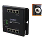 PLANET 8-1000 Switch Industrial no-Admin Plano/DIN req/12-48VDC IP30 - Miniatura 1