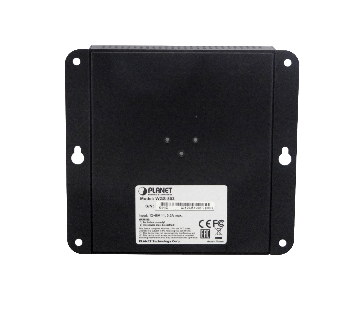 PLANET 8-1000 Switch Industrial no-Admin Plano/DIN req/12-48VDC IP30 2