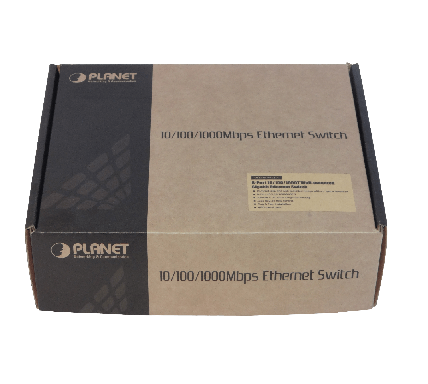 PLANET 8-1000 Switch Industrial no-Admin Plano/DIN req/12-48VDC IP30 7