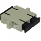 SC-SC Beige MM DX-Duplex Copla p/Fibra Adaptador p/Cabecera-CL/Caja - Miniatura 1