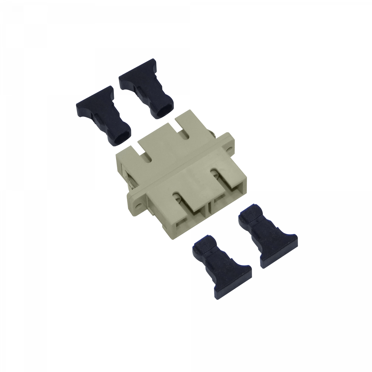 SC-SC Beige MM DX-Duplex Copla p/Fibra Adaptador p/Cabecera-CL/Caja 2