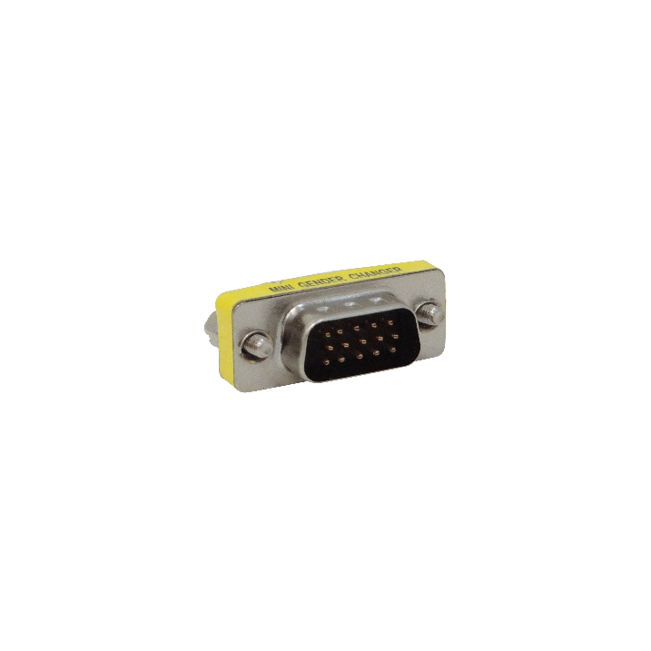 VGA Macho-Macho Copla 2-HD15(DB15-3Filas) p/FP1MV VGA-M DE-15/MM 3
