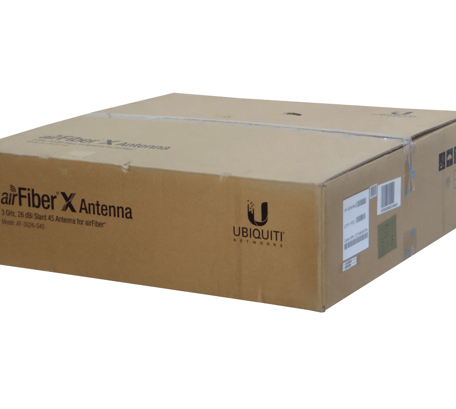 Antena Ubiquiti airFiber X AF-3G26-S45 de 3 GHz y 26 dBi 1