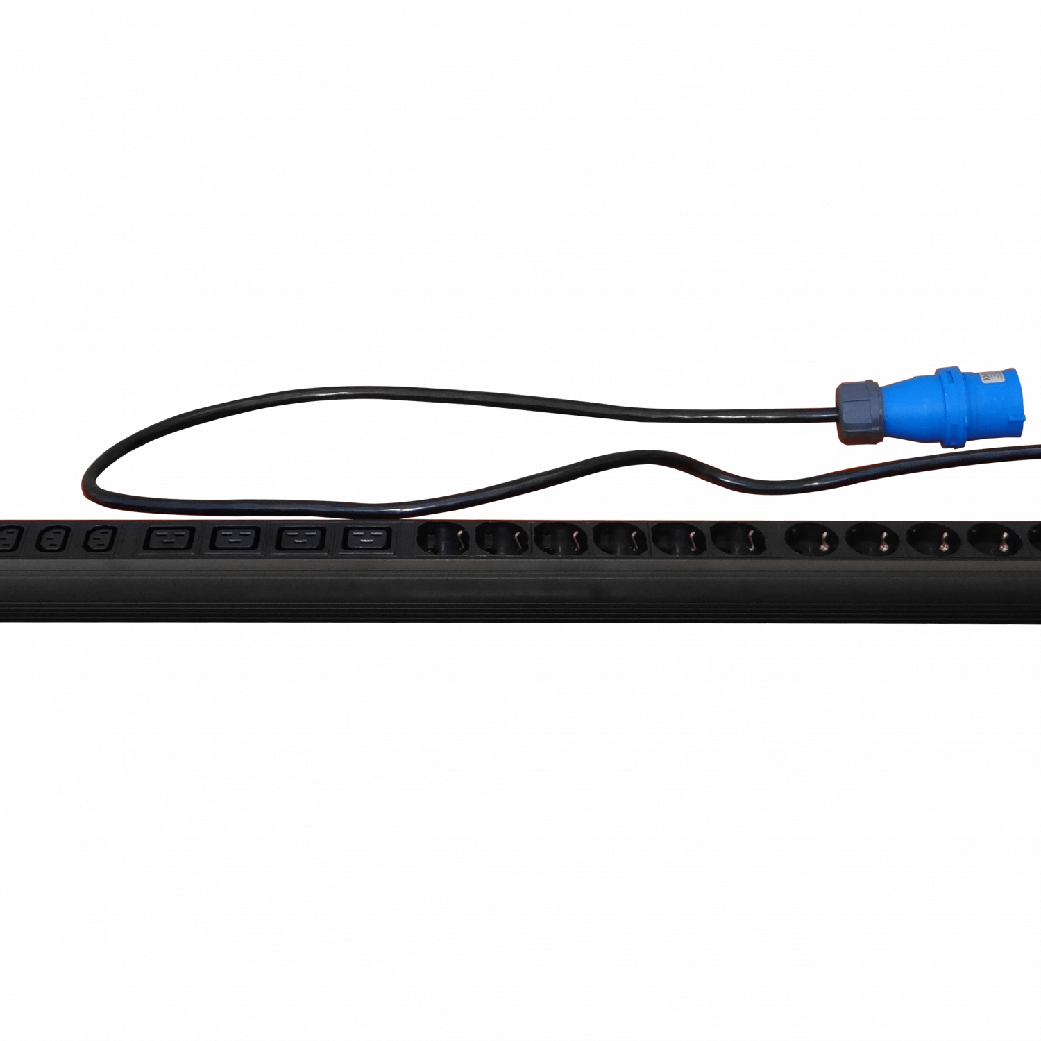 PDU Vertical 32 A LK 12 C13 4 C19 6 Schuko Volt-Amp Auto-térmico 2