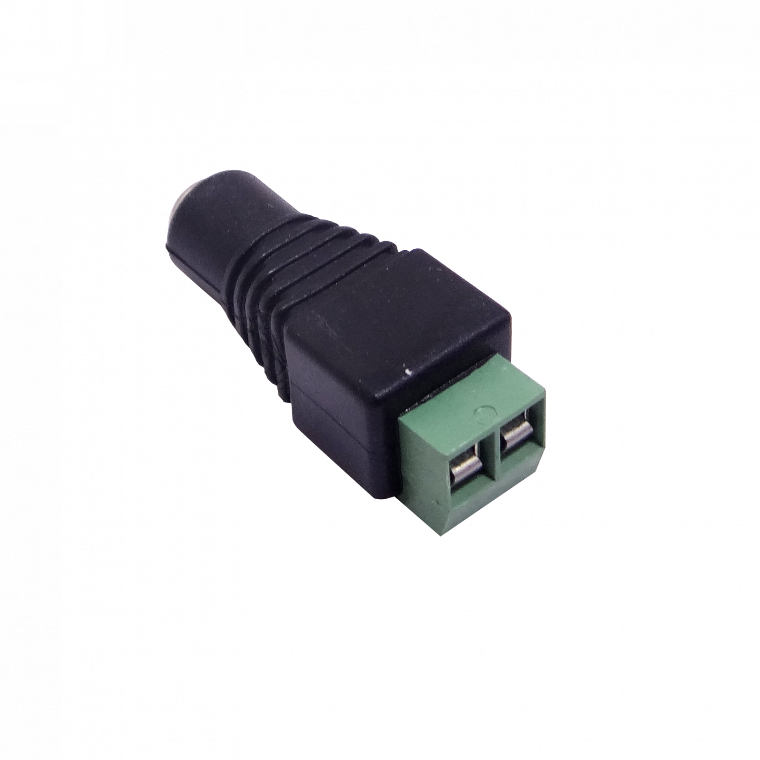 5,5x2,1mm Plug-Hembra-Jack a Regleta 2-pin Conector Electrico 1