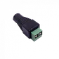 5,5x2,1mm Plug-Hembra-Jack a Regleta 2-pin Conector Electrico - Miniatura 1
