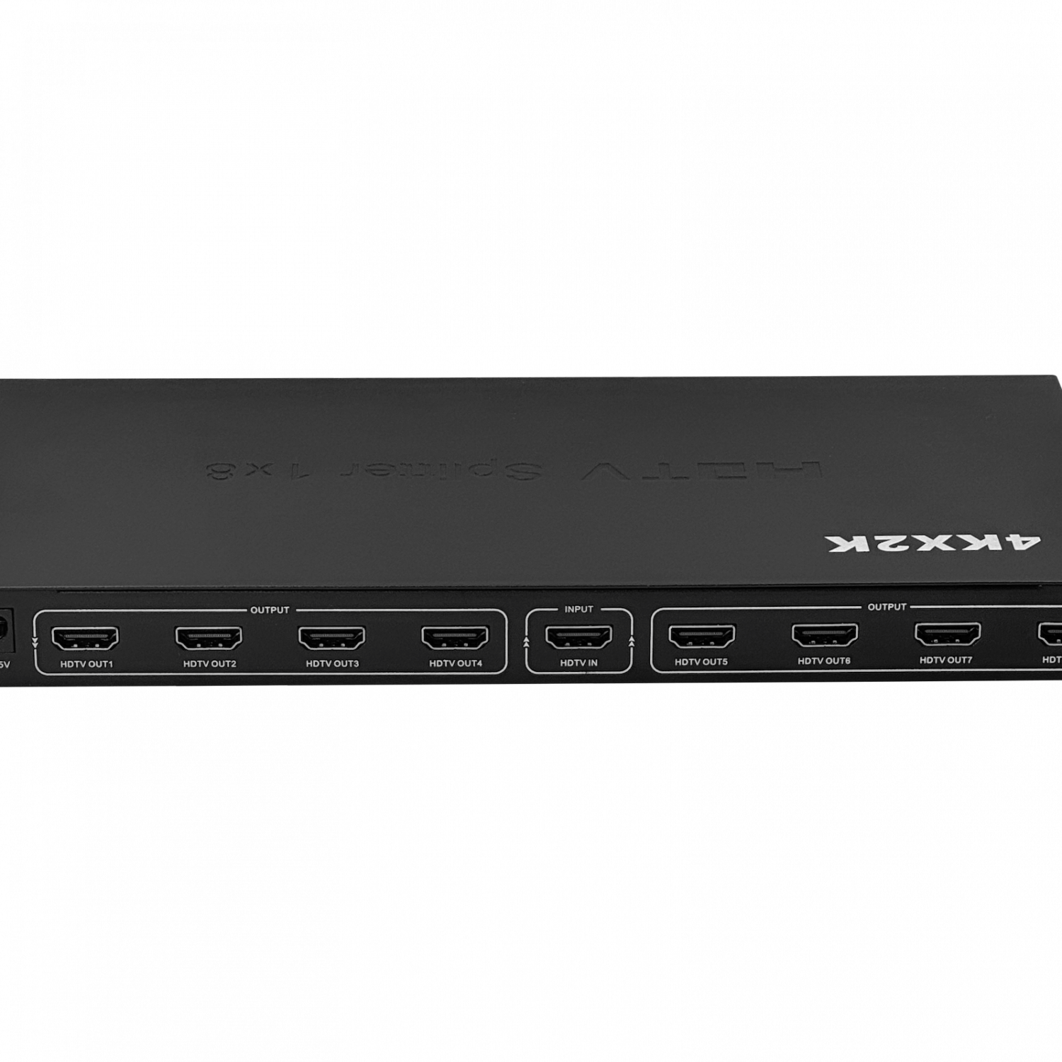 Splitter HDMI 1x8 v1.3, 1080p, 1 Entrada a 8 Salidas, Fuente 5V 2A 4
